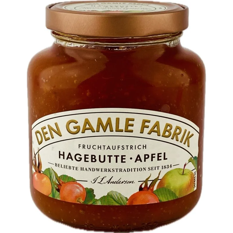 den-gamle-fabrik-hagebutte-apfel-fruchtaufstrich-380g Den Gamle Fabrik Hagebutte Apfel Fruchtaufstrich 380g - Image 1