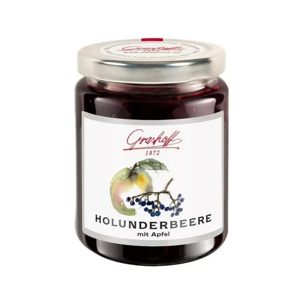 Grashoff Konfitüre Holunderbeere mit Apfel 250g