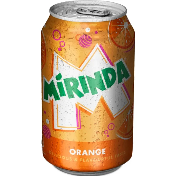 Mirinda Orange 24x0,33l Cans.Export 108 Trays/Pal